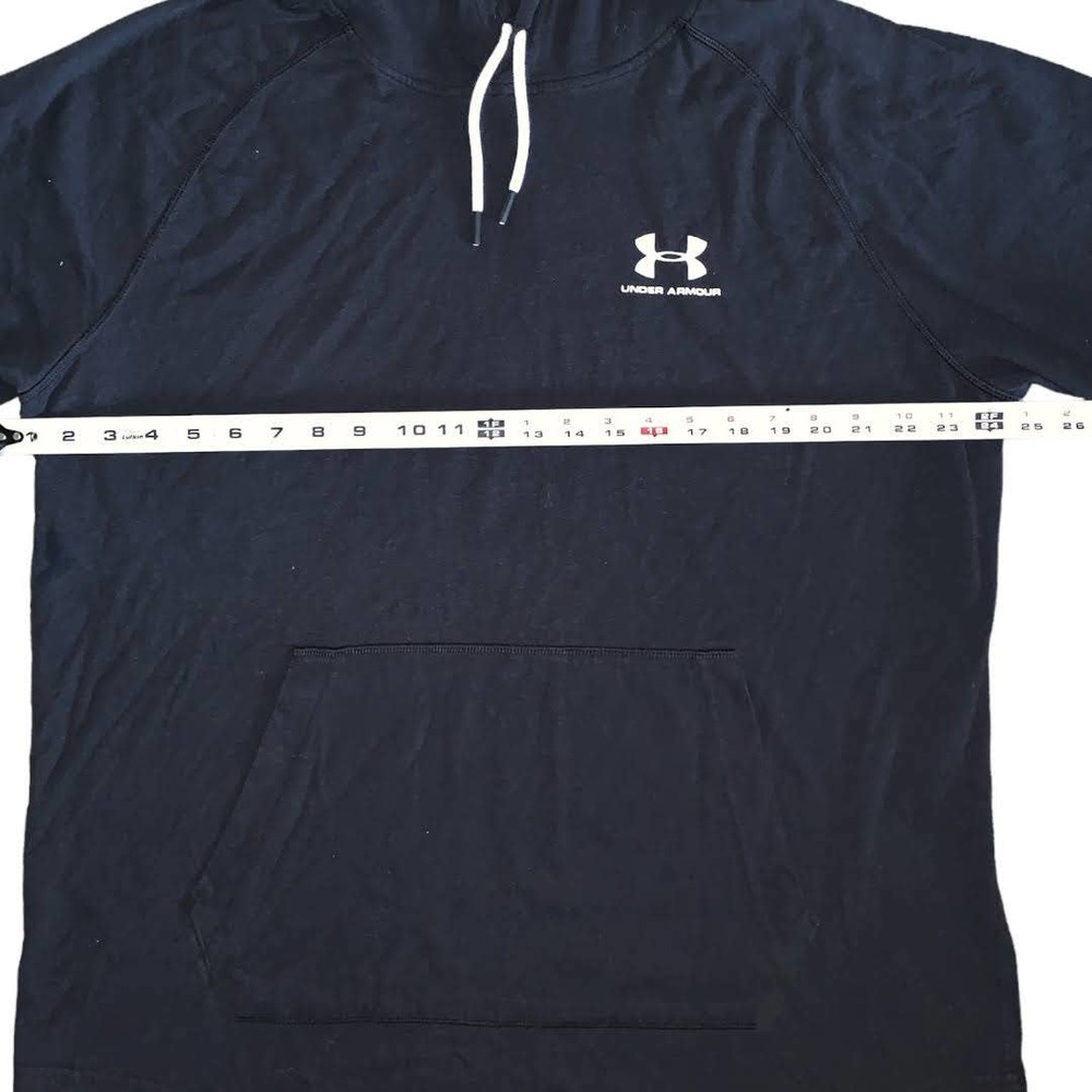 Under Armour Black Short Sleeve Hoodie Tee - Picture 2 of 4